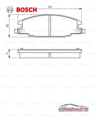 Achat de BOSCH 0 986 460 960 Kit de plaquettes de frein, frein à disque pas chères