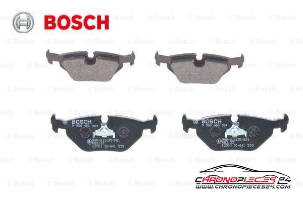 Achat de BOSCH 0 986 460 964 Kit de plaquettes de frein, frein à disque pas chères