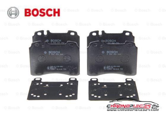 Achat de BOSCH 0 986 460 966 Kit de plaquettes de frein, frein à disque pas chères