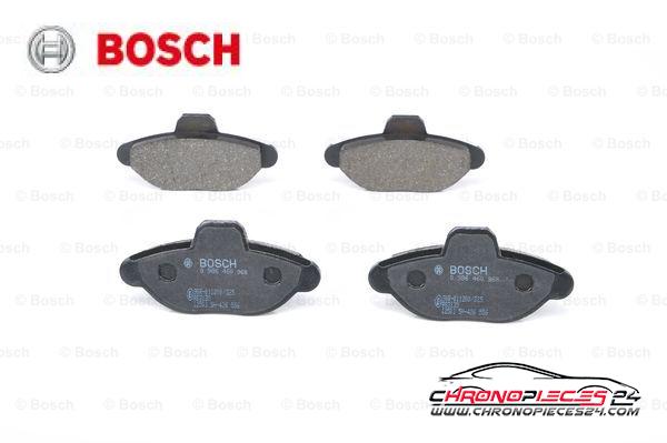 Achat de BOSCH 0 986 460 968 Kit de plaquettes de frein, frein à disque pas chères