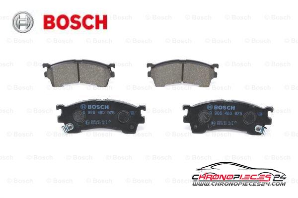 Achat de BOSCH 0 986 460 975 Kit de plaquettes de frein, frein à disque pas chères