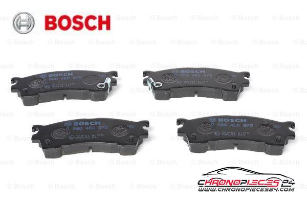 Achat de BOSCH 0 986 460 975 Kit de plaquettes de frein, frein à disque pas chères