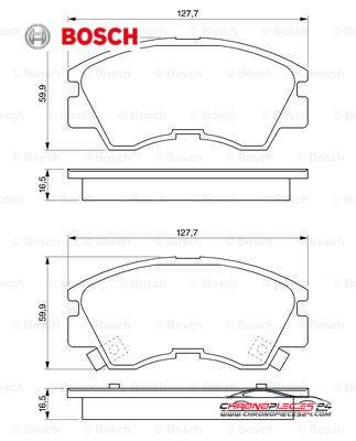 Achat de BOSCH 0 986 460 978 Kit de plaquettes de frein, frein à disque pas chères