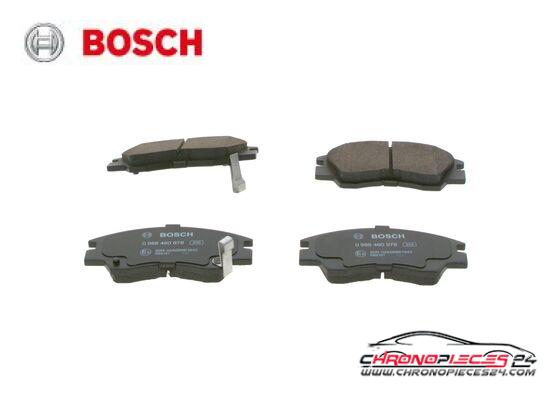 Achat de BOSCH 0 986 460 978 Kit de plaquettes de frein, frein à disque pas chères