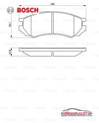 Achat de BOSCH 0 986 460 981 Kit de plaquettes de frein, frein à disque pas chères