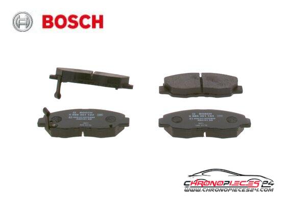 Achat de BOSCH 0 986 461 124 Kit de plaquettes de frein, frein à disque pas chères