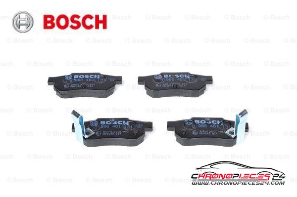 Achat de BOSCH 0 986 461 131 Kit de plaquettes de frein, frein à disque pas chères