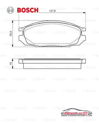 Achat de BOSCH 0 986 461 133 Kit de plaquettes de frein, frein à disque pas chères