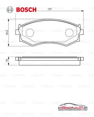 Achat de BOSCH 0 986 461 139 Kit de plaquettes de frein, frein à disque pas chères