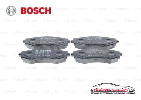 Achat de BOSCH 0 986 461 139 Kit de plaquettes de frein, frein à disque pas chères