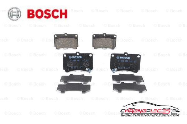 Achat de BOSCH 0 986 461 141 Kit de plaquettes de frein, frein à disque pas chères