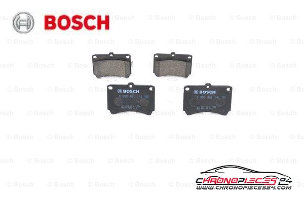 Achat de BOSCH 0 986 461 141 Kit de plaquettes de frein, frein à disque pas chères