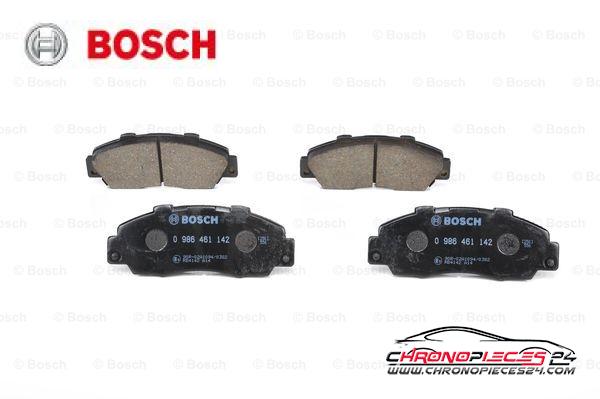 Achat de BOSCH 0 986 461 142 Kit de plaquettes de frein, frein à disque pas chères