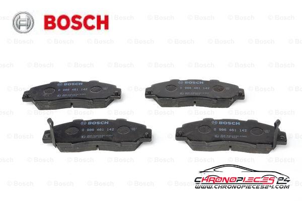 Achat de BOSCH 0 986 461 142 Kit de plaquettes de frein, frein à disque pas chères