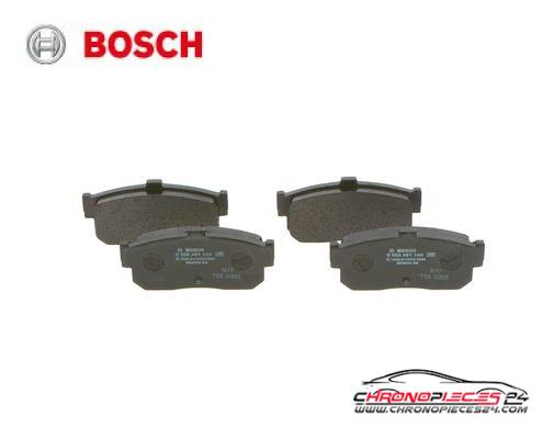 Achat de BOSCH 0 986 461 144 Kit de plaquettes de frein, frein à disque pas chères