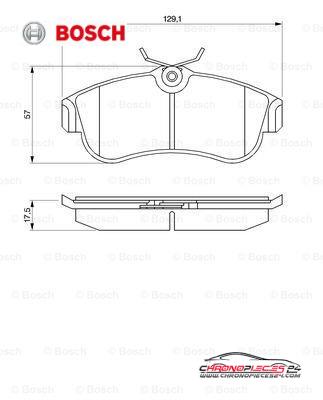 Achat de BOSCH 0 986 461 147 Kit de plaquettes de frein, frein à disque pas chères