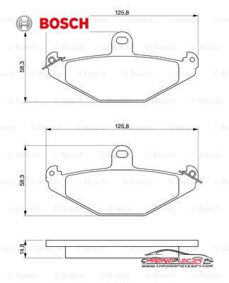 Achat de BOSCH 0 986 461 148 Kit de plaquettes de frein, frein à disque pas chères