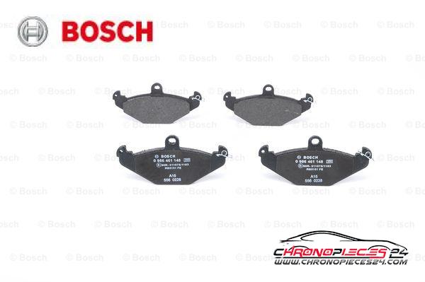 Achat de BOSCH 0 986 461 148 Kit de plaquettes de frein, frein à disque pas chères