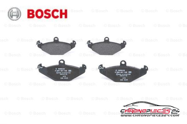 Achat de BOSCH 0 986 461 148 Kit de plaquettes de frein, frein à disque pas chères