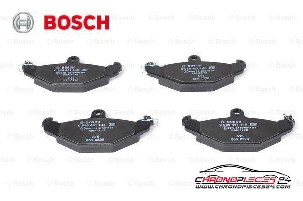 Achat de BOSCH 0 986 461 148 Kit de plaquettes de frein, frein à disque pas chères