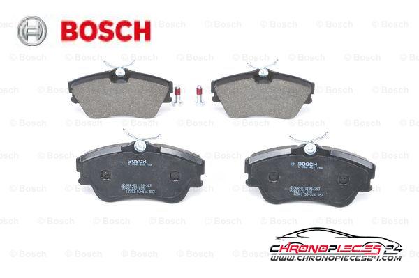 Achat de BOSCH 0 986 461 753 Kit de plaquettes de frein, frein à disque pas chères