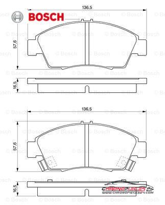 Achat de BOSCH 0 986 461 759 Kit de plaquettes de frein, frein à disque pas chères