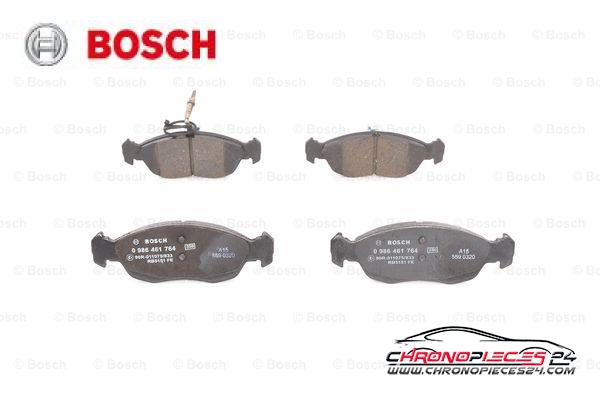 Achat de BOSCH 0 986 461 764 Kit de plaquettes de frein, frein à disque pas chères