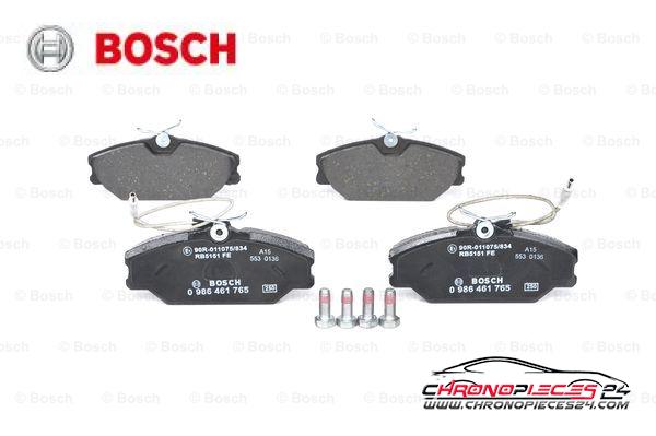 Achat de BOSCH 0 986 461 765 Kit de plaquettes de frein, frein à disque pas chères