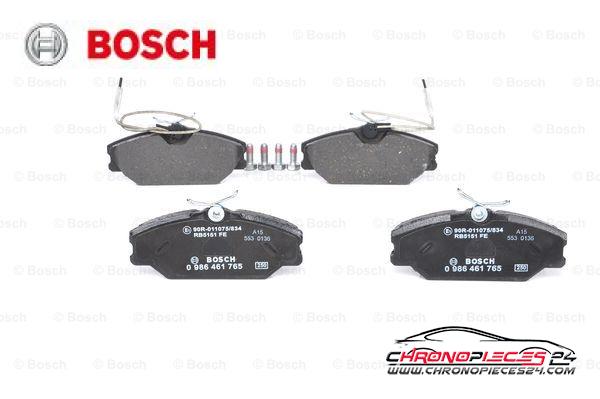 Achat de BOSCH 0 986 461 765 Kit de plaquettes de frein, frein à disque pas chères