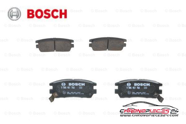 Achat de BOSCH 0 986 461 768 Kit de plaquettes de frein, frein à disque pas chères