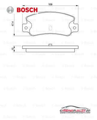 Achat de BOSCH 0 986 461 770 Kit de plaquettes de frein, frein à disque pas chères