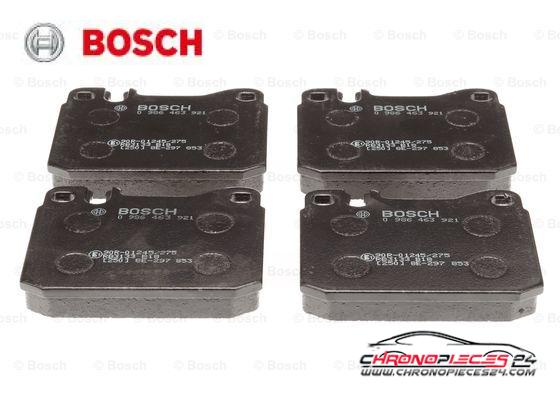 Achat de BOSCH 0 986 463 921 Kit de plaquettes de frein, frein à disque pas chères