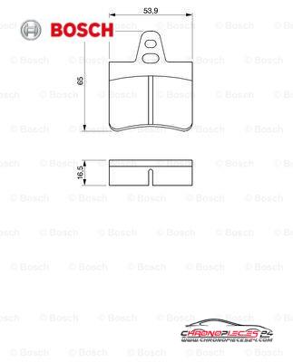 Achat de BOSCH 0 986 465 751 Kit de plaquettes de frein, frein à disque pas chères