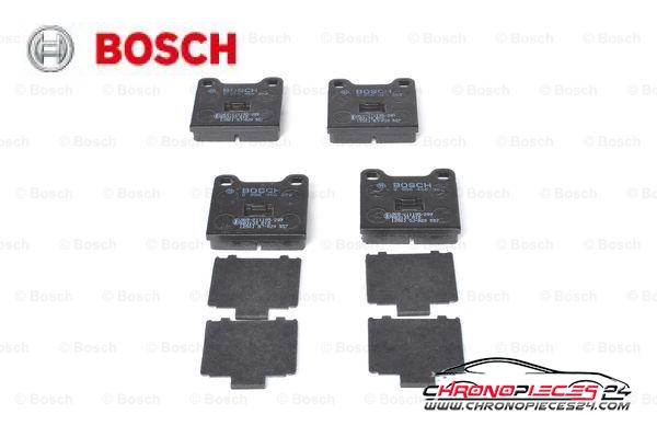 Achat de BOSCH 0 986 466 302 Kit de plaquettes de frein, frein à disque pas chères