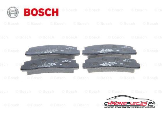 Achat de BOSCH 0 986 466 601 Kit de plaquettes de frein, frein à disque pas chères