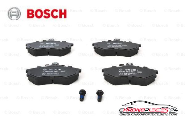 Achat de BOSCH 0 986 466 700 Kit de plaquettes de frein, frein à disque pas chères