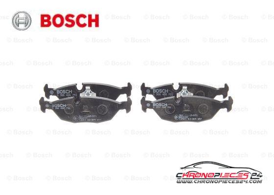 Achat de BOSCH 0 986 466 751 Kit de plaquettes de frein, frein à disque pas chères