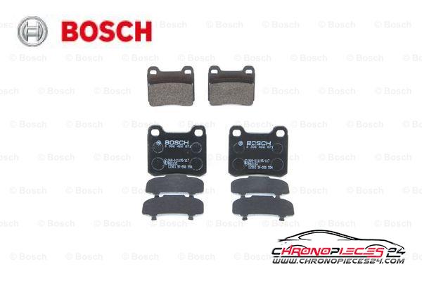 Achat de BOSCH 0 986 466 871 Kit de plaquettes de frein, frein à disque pas chères