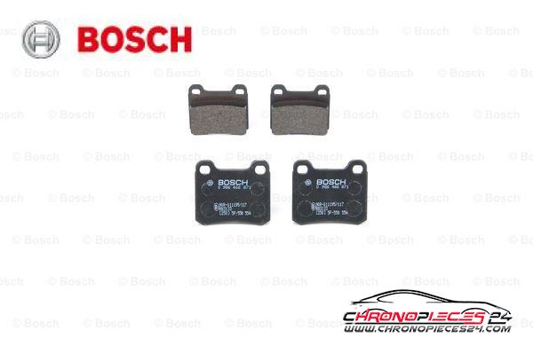 Achat de BOSCH 0 986 466 871 Kit de plaquettes de frein, frein à disque pas chères