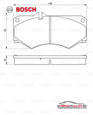 Achat de BOSCH 0 986 467 841 Kit de plaquettes de frein, frein à disque pas chères