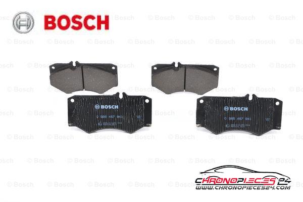 Achat de BOSCH 0 986 467 841 Kit de plaquettes de frein, frein à disque pas chères