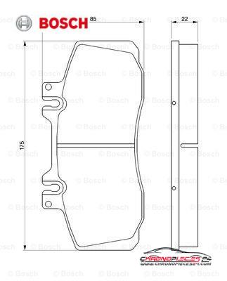 Achat de BOSCH 0 986 468 350 Kit de plaquettes de frein, frein à disque pas chères