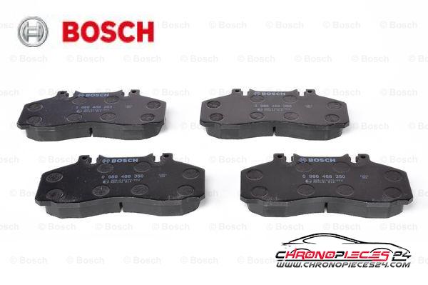 Achat de BOSCH 0 986 468 350 Kit de plaquettes de frein, frein à disque pas chères