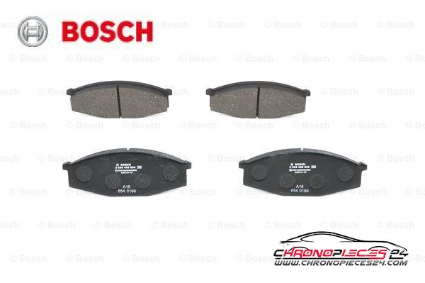 Achat de BOSCH 0 986 468 630 Kit de plaquettes de frein, frein à disque pas chères