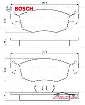 Achat de BOSCH 0 986 469 070 Kit de plaquettes de frein, frein à disque pas chères