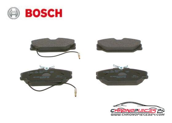 Achat de BOSCH 0 986 469 191 Kit de plaquettes de frein, frein à disque pas chères