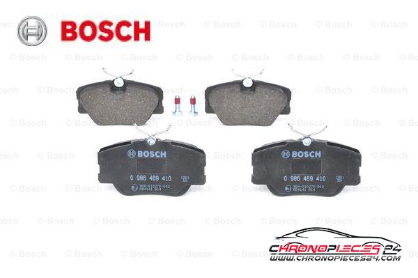 Achat de BOSCH 0 986 469 410 Kit de plaquettes de frein, frein à disque pas chères