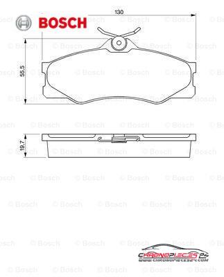 Achat de BOSCH 0 986 469 790 Kit de plaquettes de frein, frein à disque pas chères