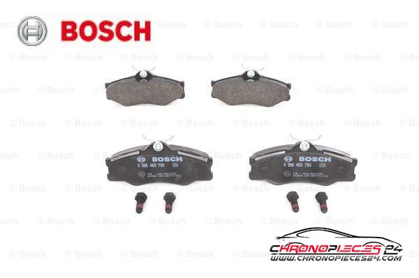 Achat de BOSCH 0 986 469 790 Kit de plaquettes de frein, frein à disque pas chères