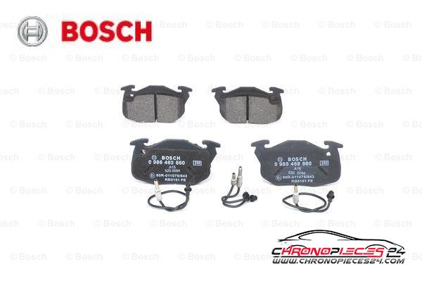 Achat de BOSCH 0 986 469 860 Kit de plaquettes de frein, frein à disque pas chères